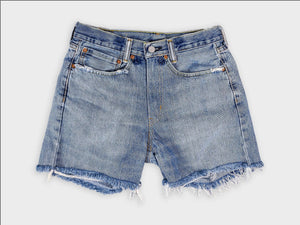 Mid-Rise Upcycled Levi's Shorts - Original