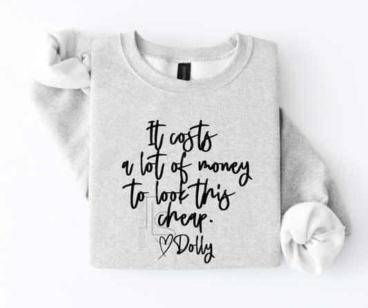 Look This Cheap Dolly Sweatshirt – Ash Gray