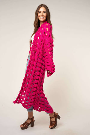 Open Knit Cardigan