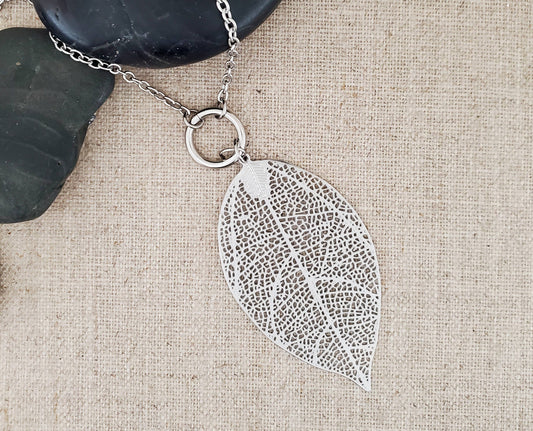 Large Leaf Necklace