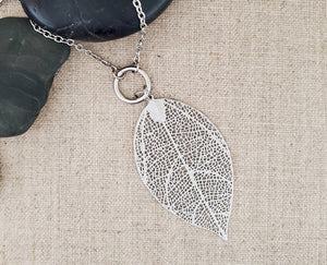 Large Leaf Necklace
