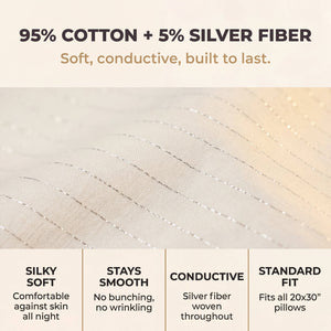 Grounding Pillowcase – Gray