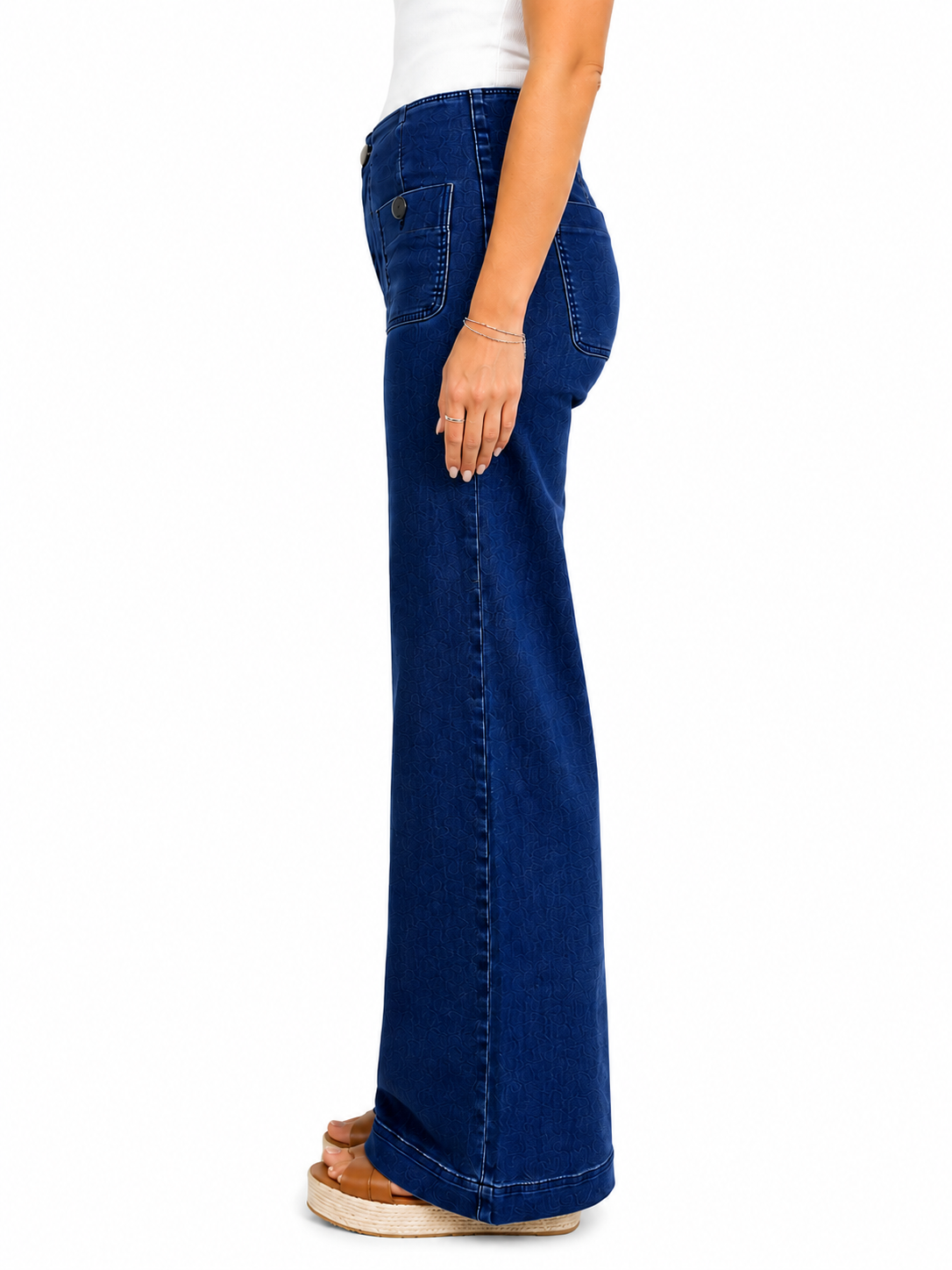 Better Butter Wide-Leg Patch Pocket Jeans – Safia