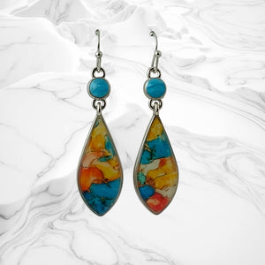 Colorful Boho Earrings, Bali Earrings