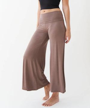 Bamboo Ankle-Length Palazzo Pants