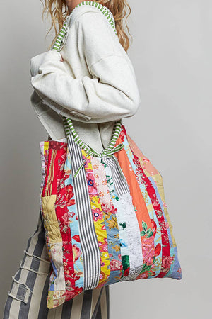 Boho Quilted patchwork Shoulder Bag