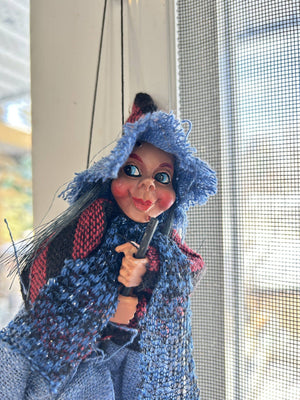 Kitchen Witch Philippa – Blue