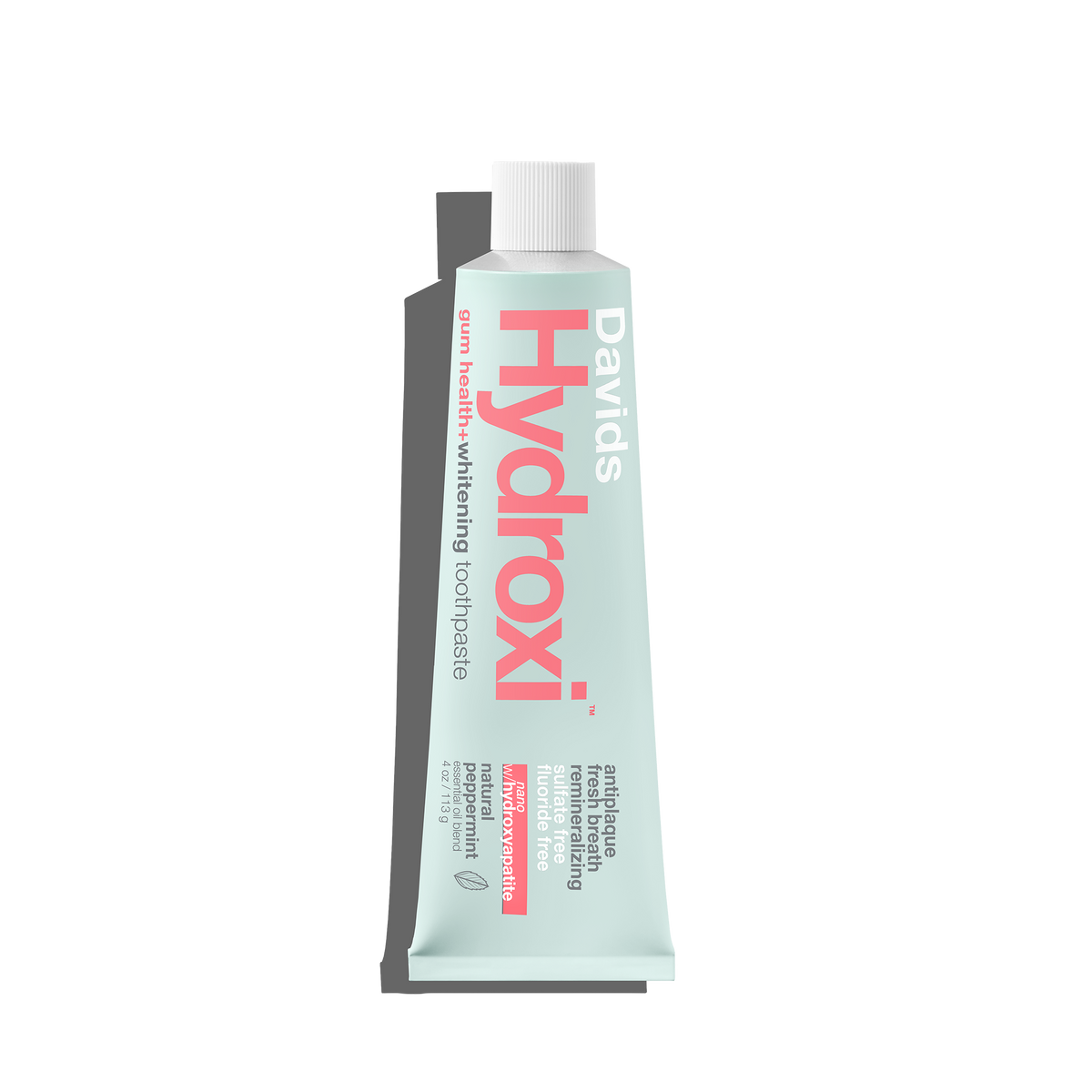 Davids Hydroxi™ Gum Health + Whitening Toothpaste – Peppermint, 4 oz