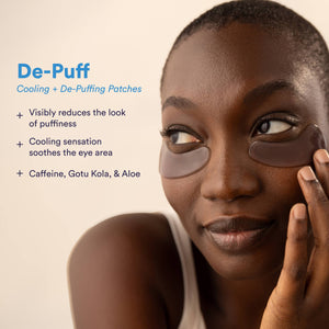 De-Puffing Under-Eye Patches with Caffeine, Aloe & Gotu Kola