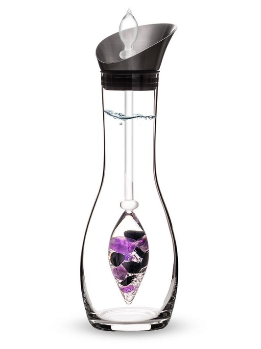 Era Crystal Water Carafe for VitaJuwel Gemstone Vials (sold separately).