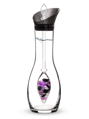 Era Crystal Water Carafe for VitaJuwel Gemstone Vials (sold separately).