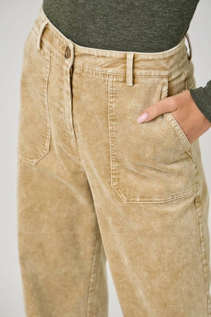 Washed Corduroy Trousers