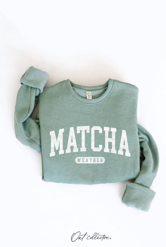 Matcha Weather Graphic Sweatshirt
