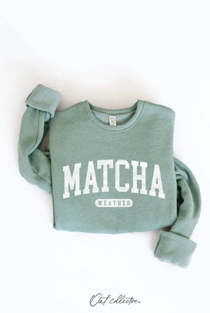 Matcha Weather Graphic Sweatshirt