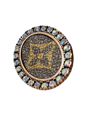 Oval Rhinestone Ring