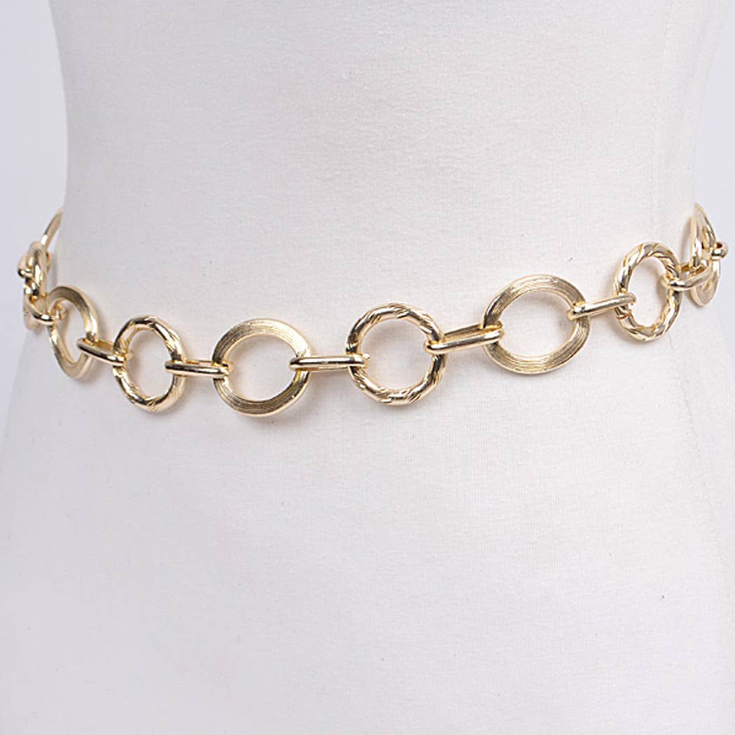 Round Chain Belt – Gold