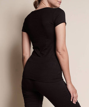 BAMBOO BASIC CREW NECK TOP