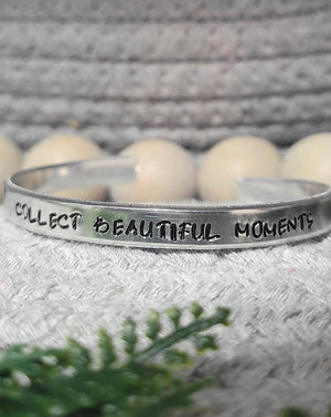 Collect Beautiful Moments Aluminum Cuff