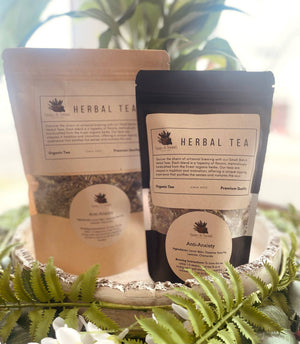 Lemon Balm and Oat Straw Herbal Tea