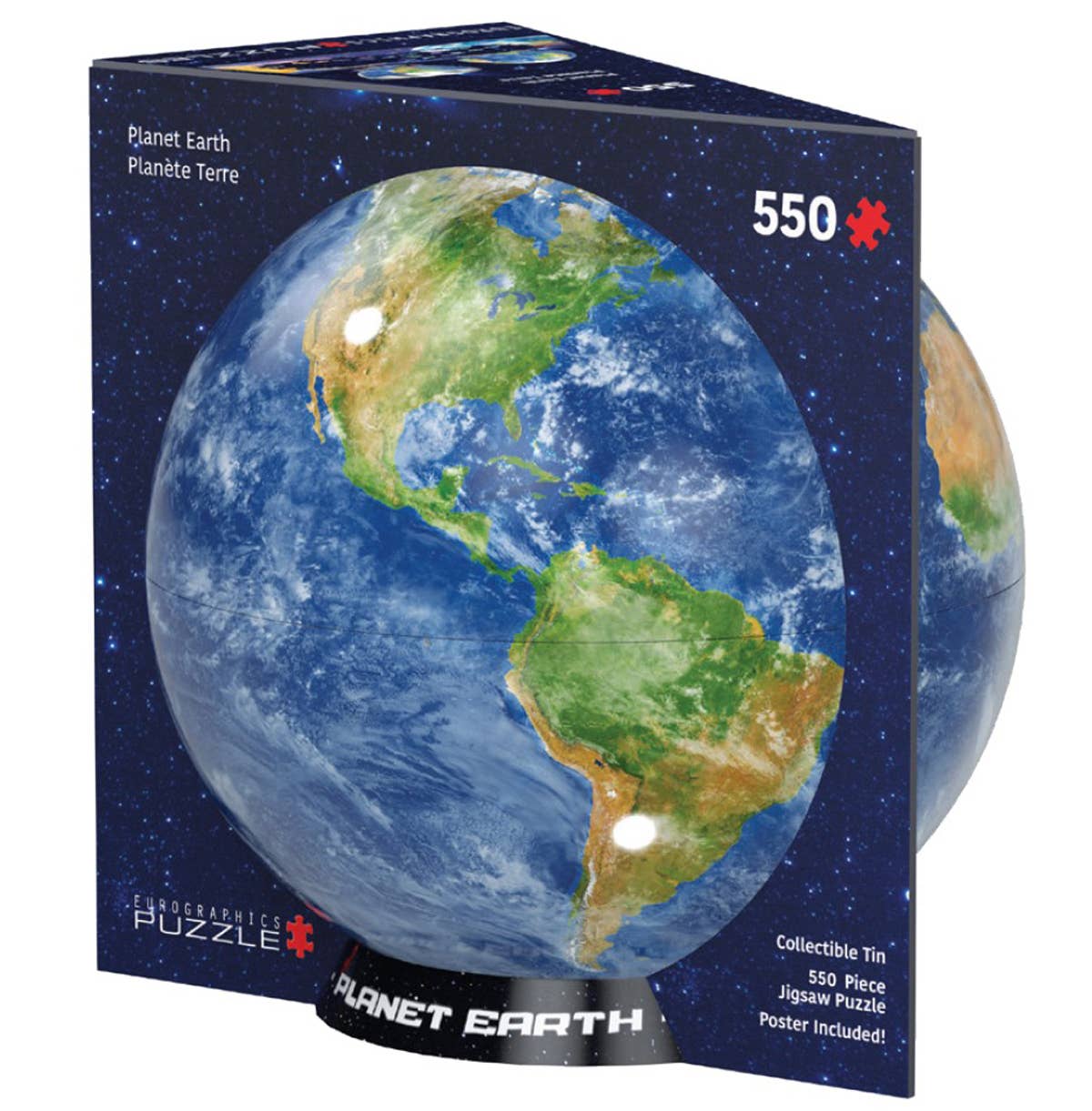 Planet Earth Tin Puzzle, 550 Pieces