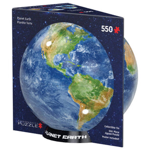 Planet Earth Tin Puzzle, 550 Pieces