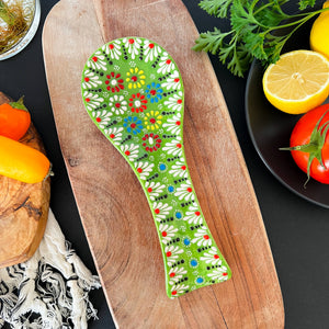 Ceramic Spoon Rest, Handmade Kitchen Decor, Spoon Holder