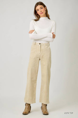 Washed Corduroy Trousers