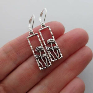 Little Mushroom Earrings, Nature Earrings, Whimsical Jewelry