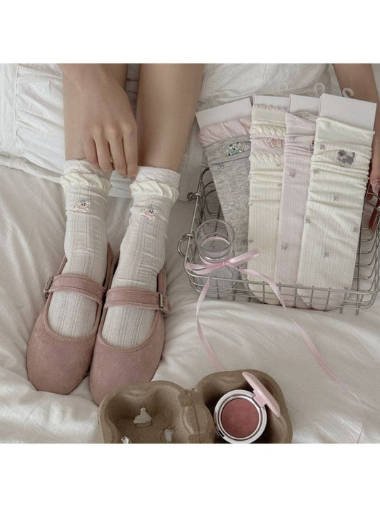 Rufia - Sweet Animal Detail Crew Socks