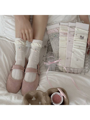 Rufia - Sweet Animal Detail Crew Socks