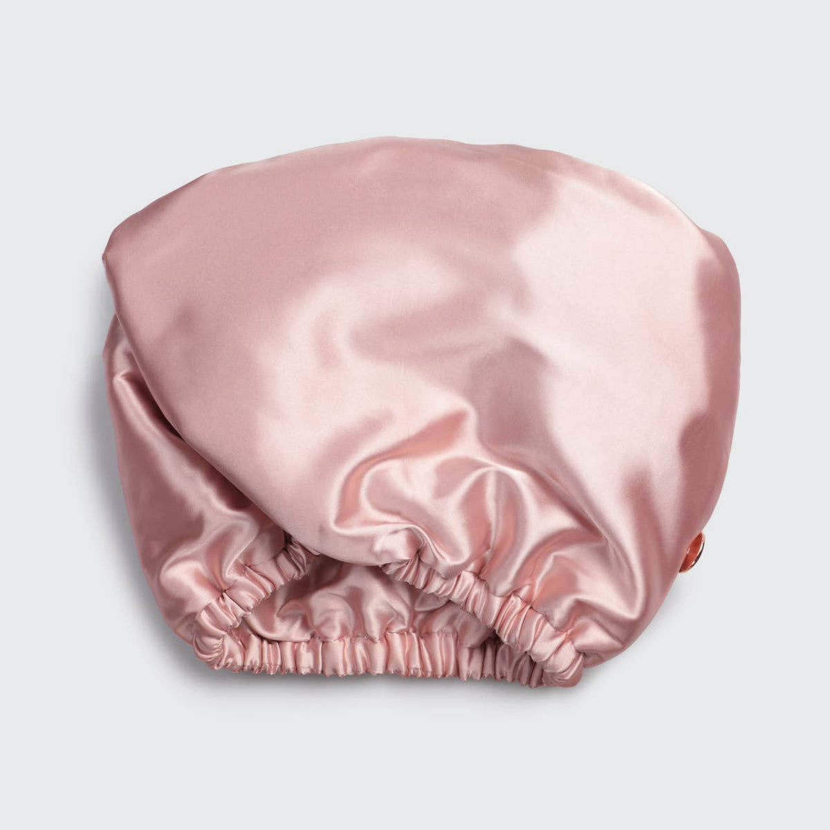 Satin-Wrapped Hair Towel – Blush
