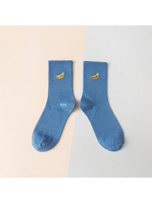 Rufia - Fruit Embroidery Crew Socks