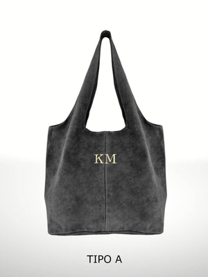 Giannina Suede Leather Shoulder Bag