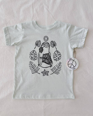 Free Spirit Sloth Kids Tee
