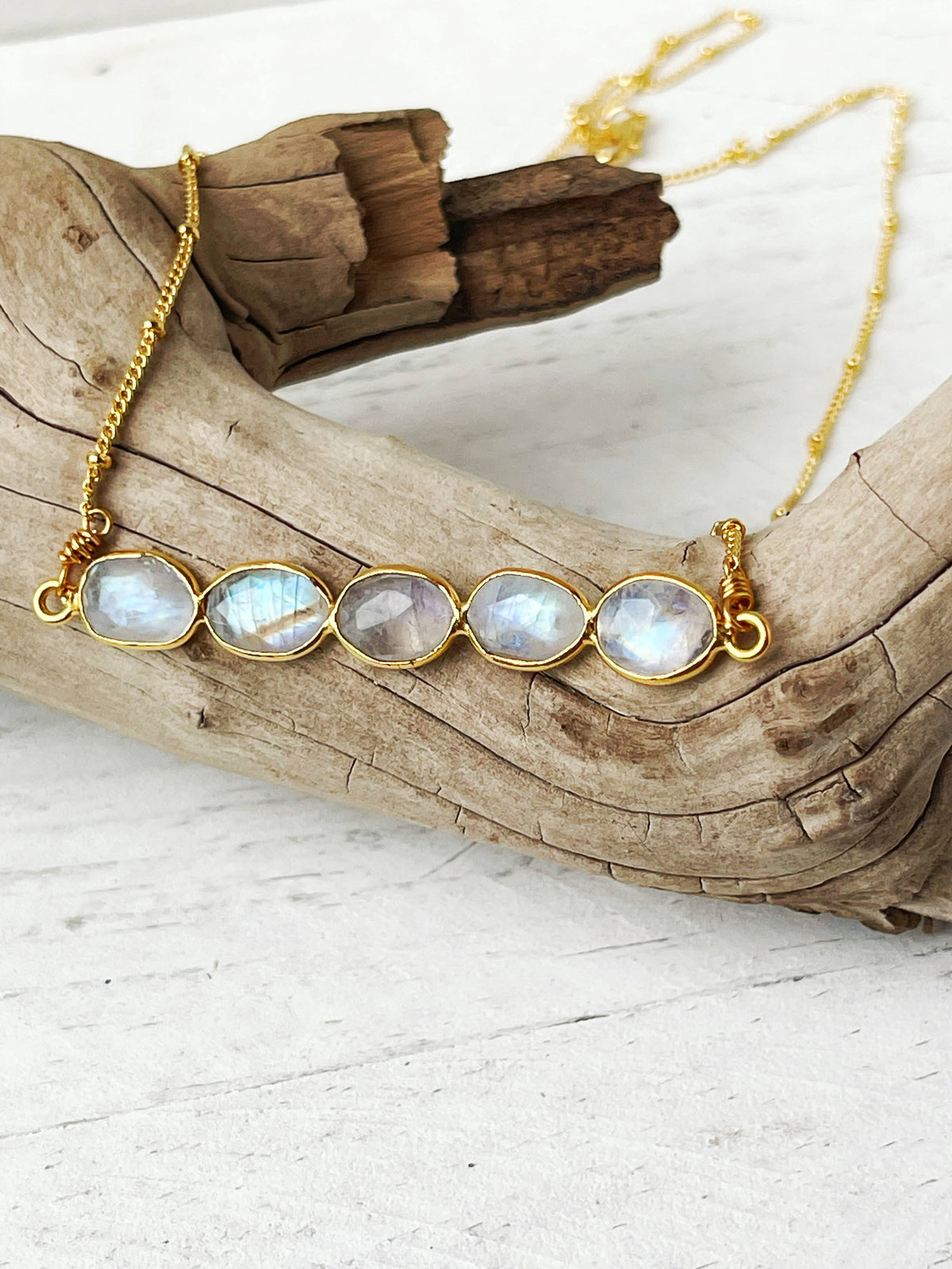 Moonstone Gemstone Necklace