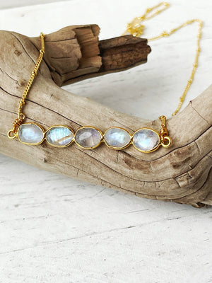 Moonstone Gemstone Necklace