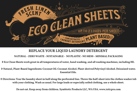 Plant Based Laundry Detergent Sheet