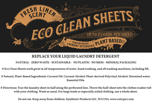 Plant Based Laundry Detergent Sheet
