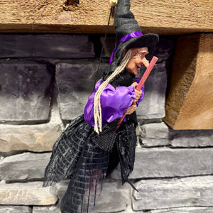 Kitchen Witch Trudy – Purple