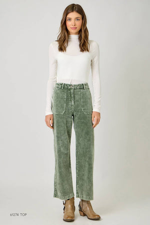 Washed Corduroy Trousers
