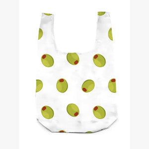 Green Olive Bag Charm & Reusable Shopper