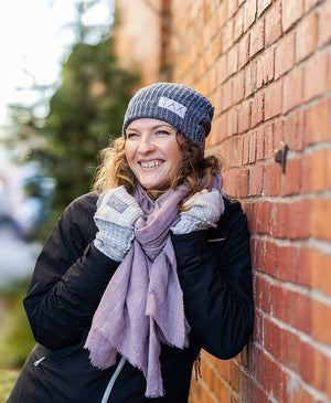 Upcycled Sweater Slouch Beanie