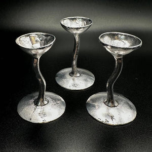 Mini Silver Chalice Sphere Holder