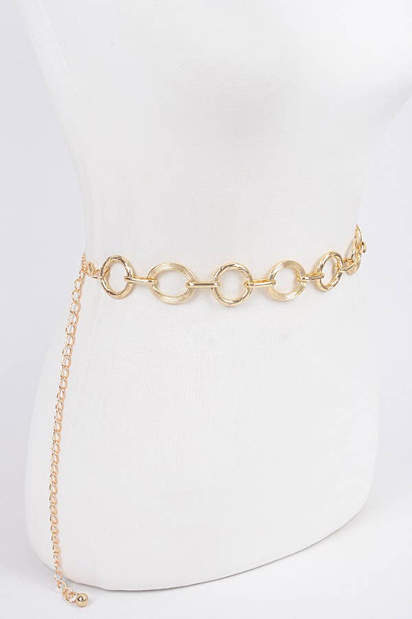 Round Chain Belt – Gold