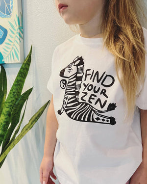 Zen Zebra Kids Tee