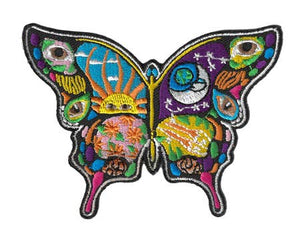 Day Night Psychedelic Butterfly Patch