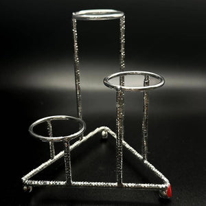 Three-Tiered Display Stand - Silver