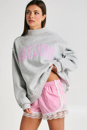 Mahjong Embroidery Sweatshirt