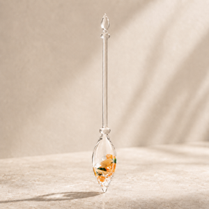Gemstone Vial Happiness – Jade, Orange Calcite & Carnelian