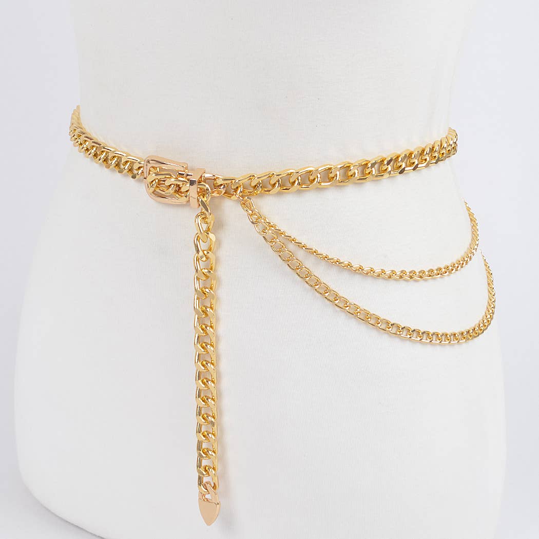 Chain Buckle Belt